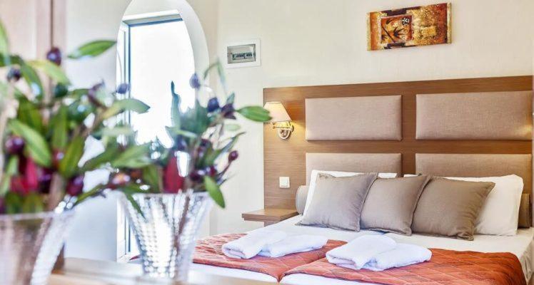 Familienzimmer mit 1 Schlafzimmer und Gartenblick