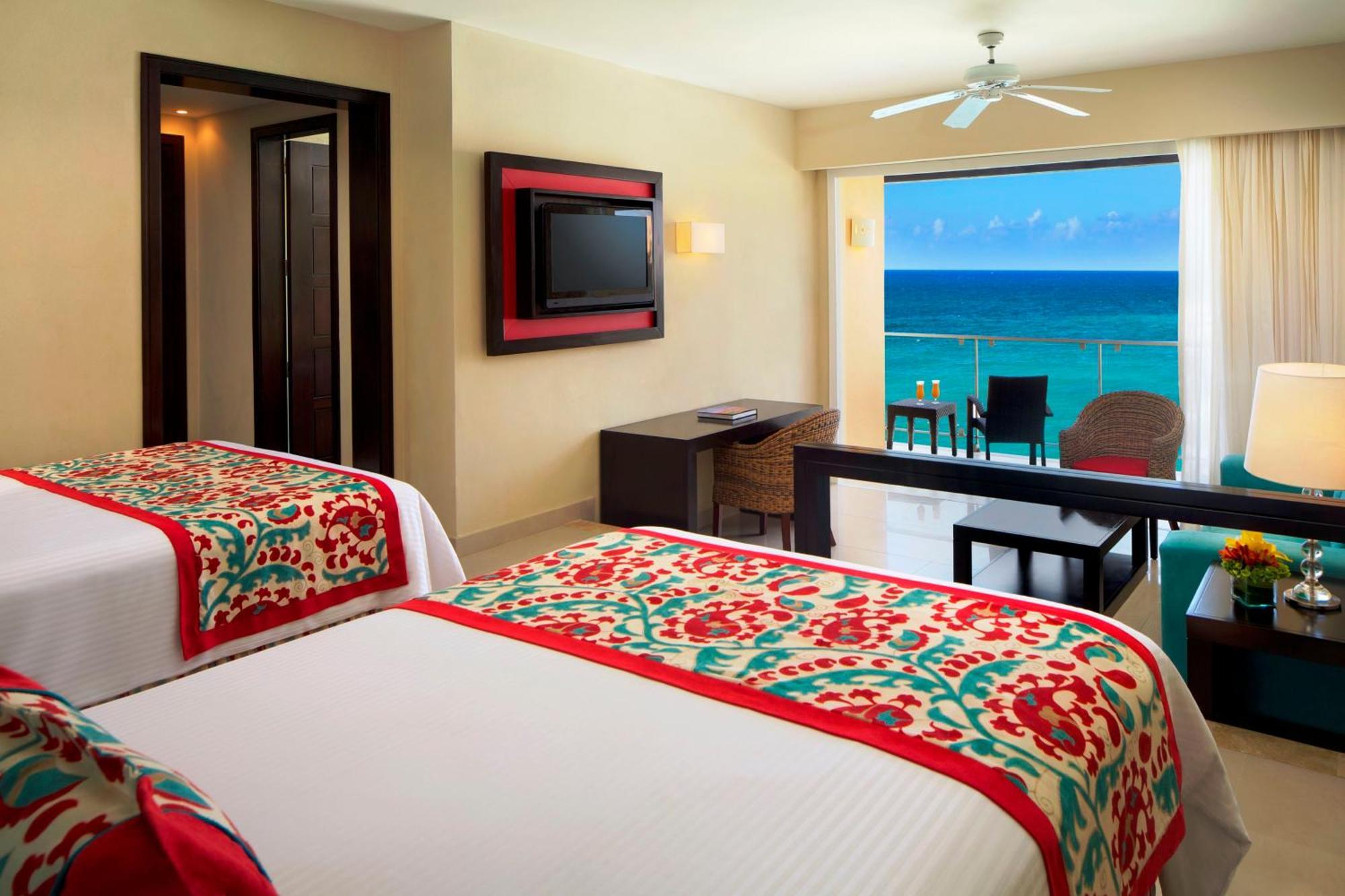 Junior Suite Aan de Oceaan met 2 Tweepersoonsbedden