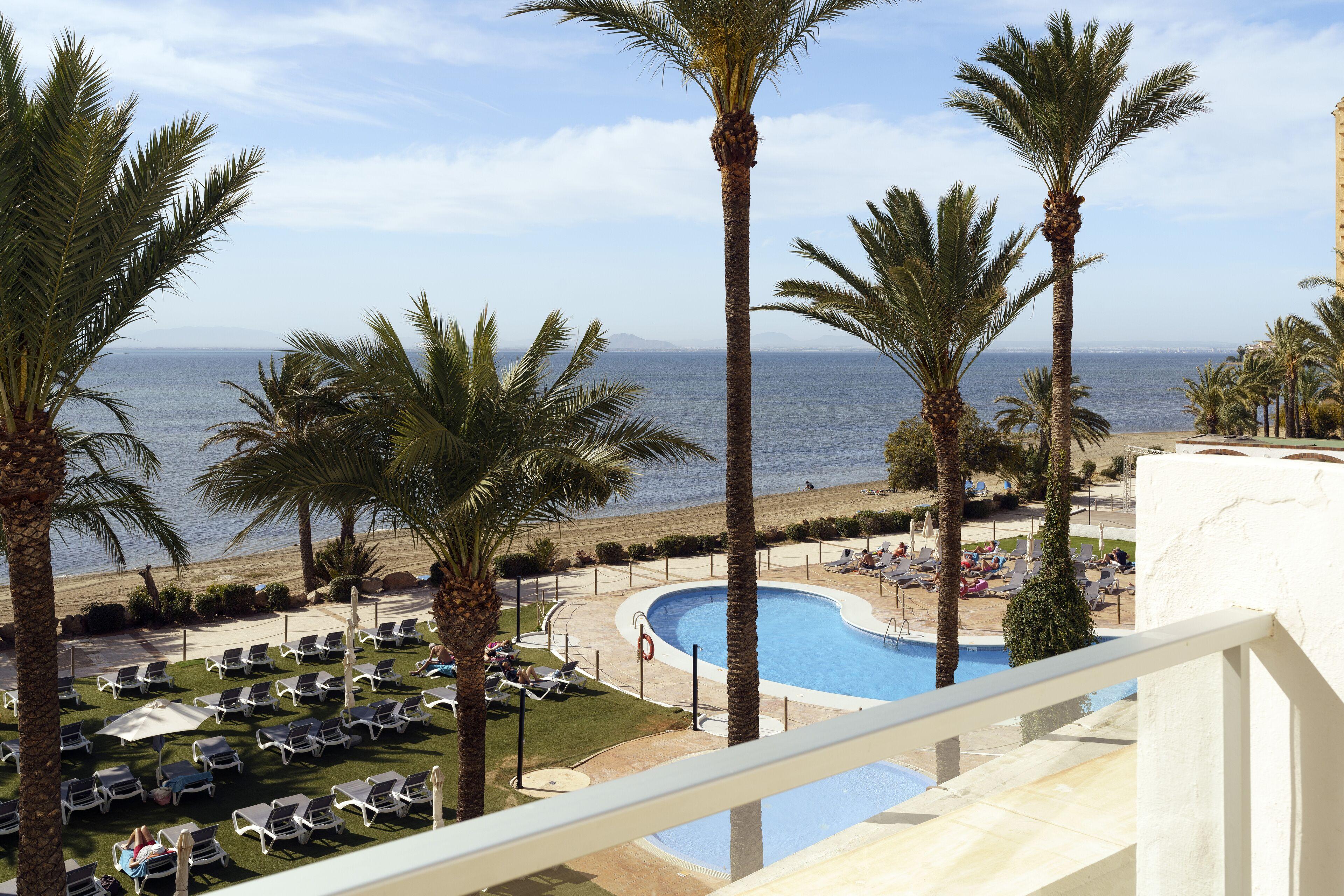 Doppelzimmer mit Meerblick in Richtung Mar Menor