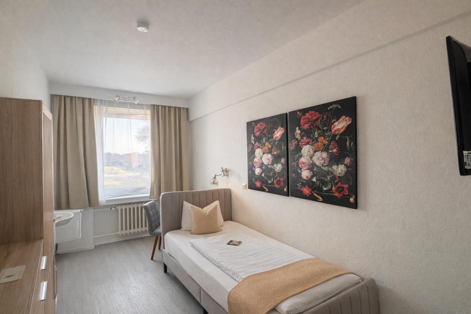 Eenpersoonskamer zonder badkamer