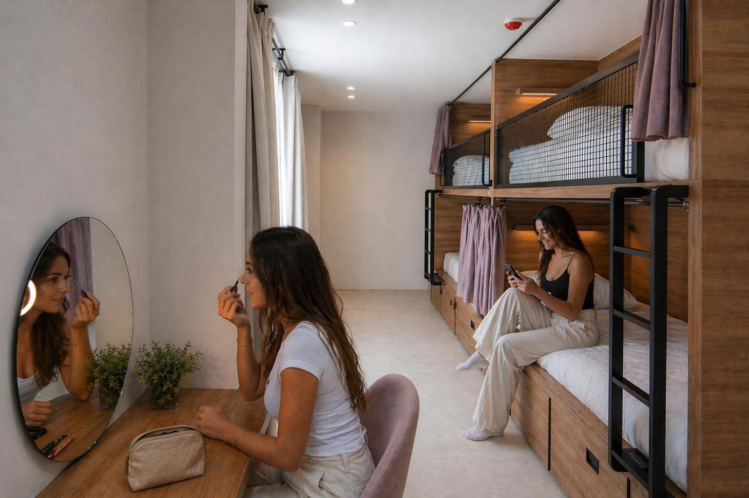 Bed 4-Bed Female Dormitory Room