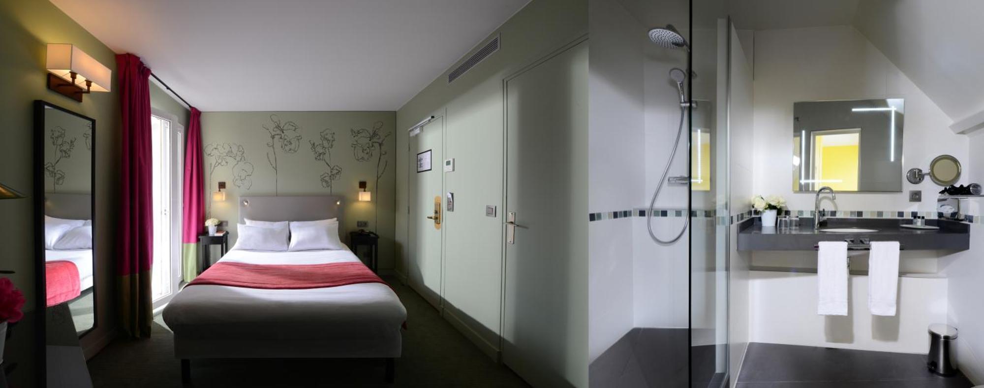Doppelzimmer mit Gartenblick