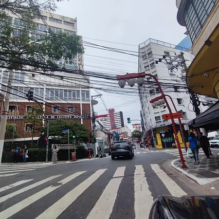 Apart Nobre Próx Feirinha Liberdade, Hakka Eventos, Hospitais e Metrô com Estacionamento-2