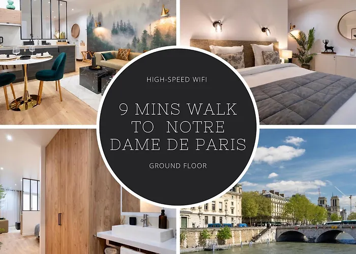 Paris Central Gem 9 Min Walk To Notre-Dame And Louvre